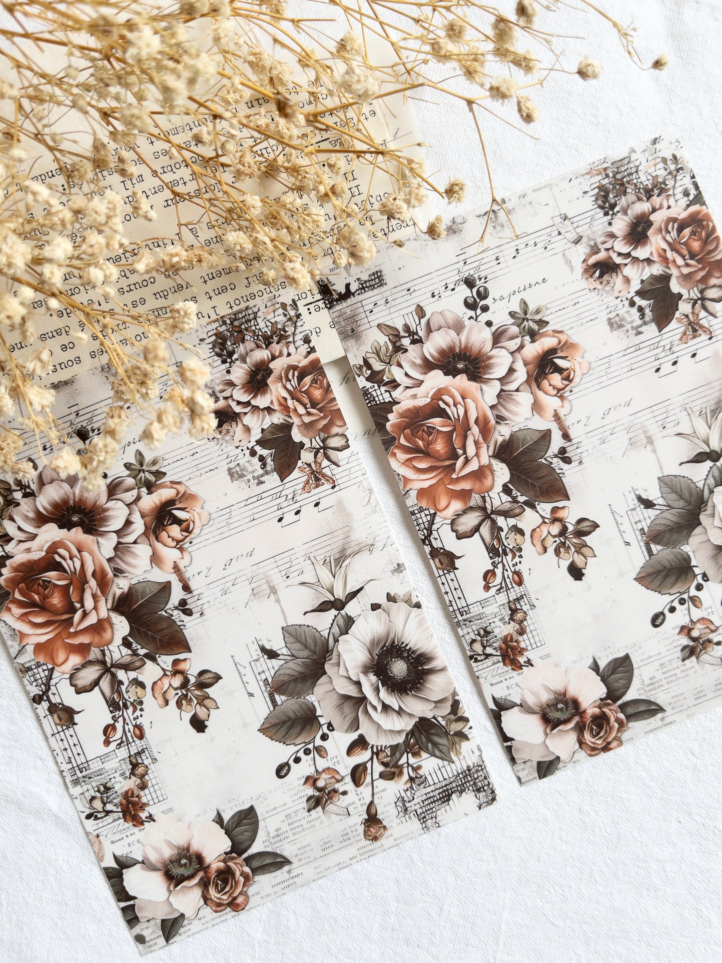 Sticker dashboard: Vintage roses II