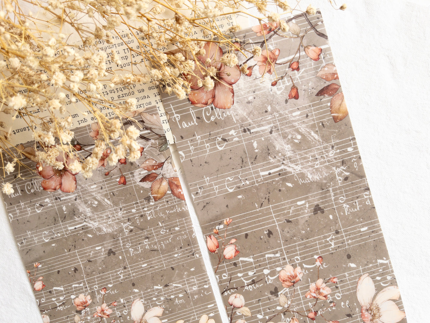 Sticker dashboard: Warm florals II