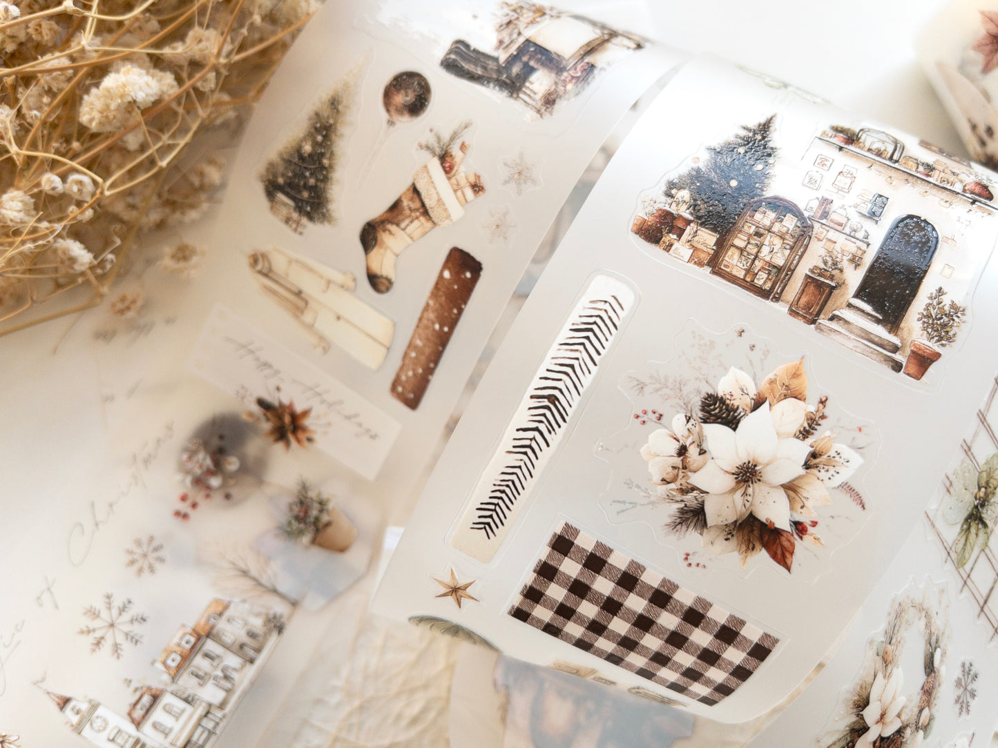 Pre-cut PET tape: Christmas Wishes