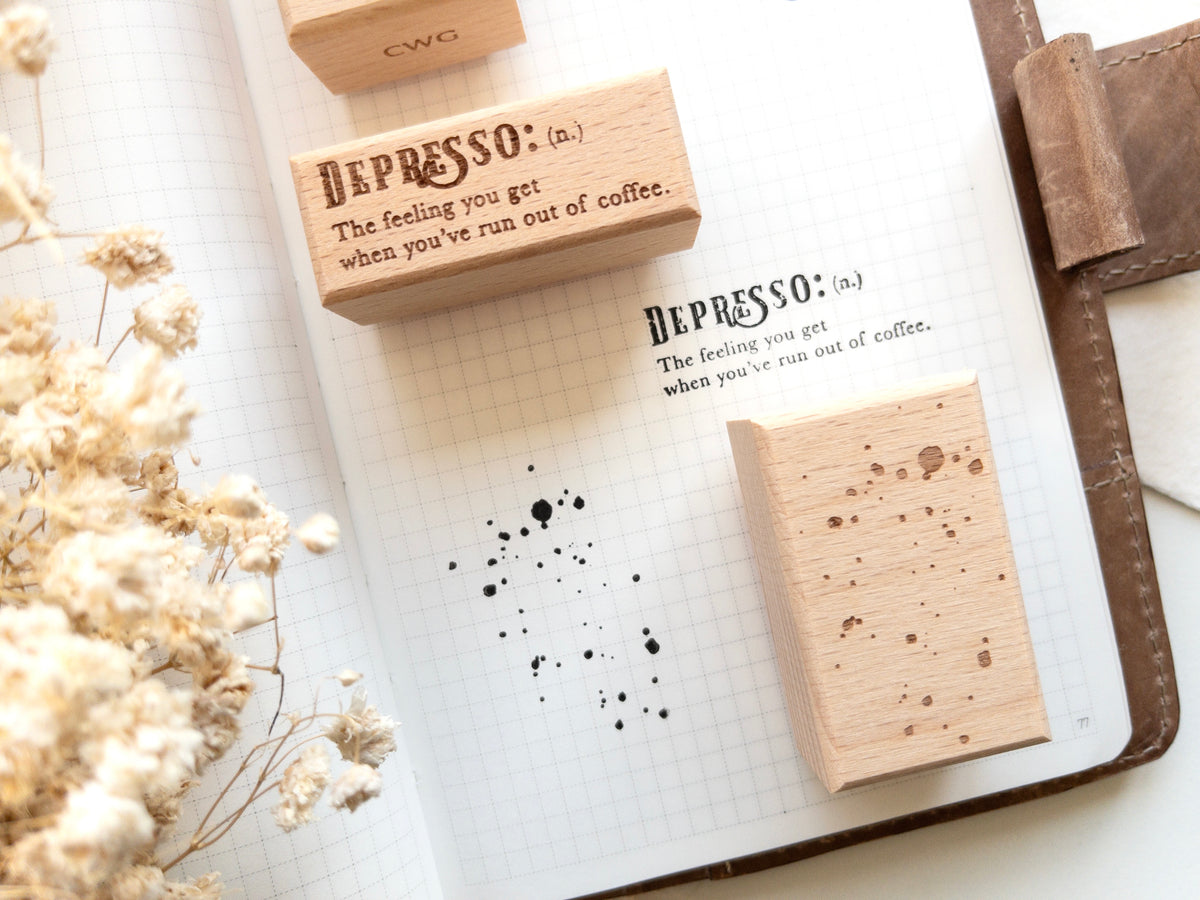 Coffee stamp set: Rustic roast (Set of 3)