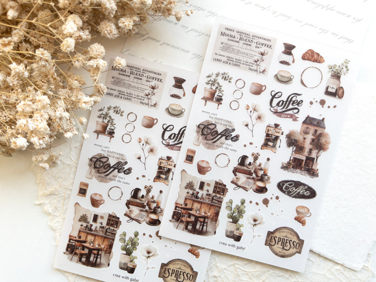 Transfer stickers: Rustic roast