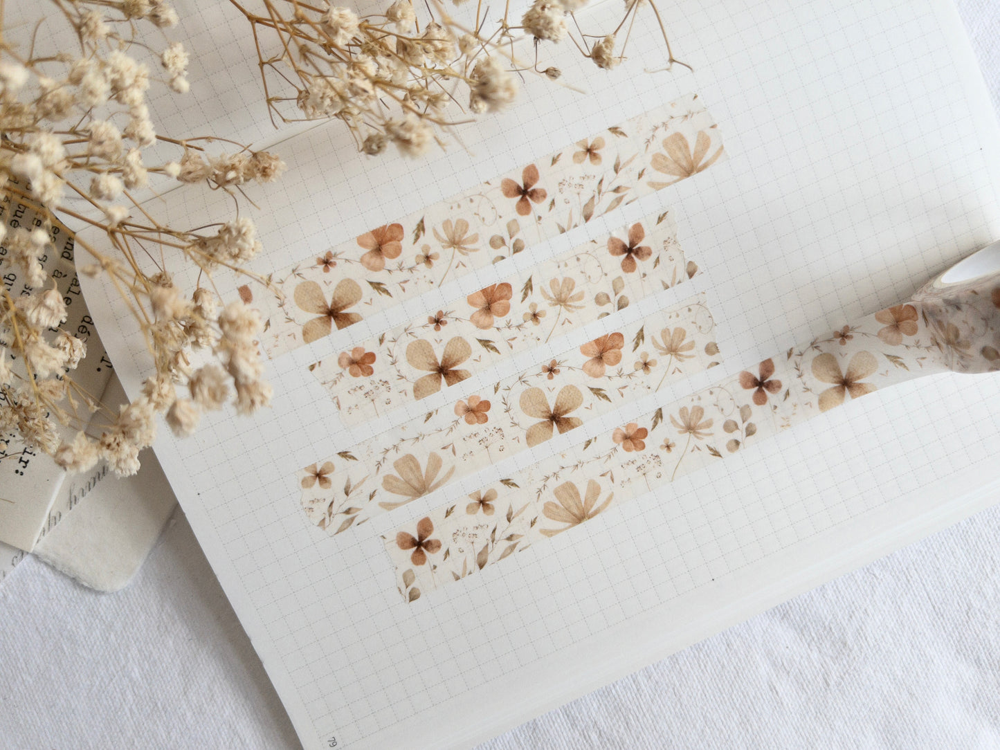 Floral washi tape: Memories collection (15mm)