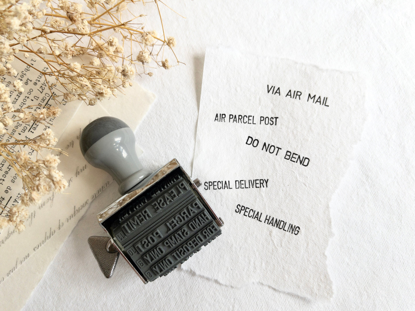 Postal notes: Shiny rotary stamp (12 prints)