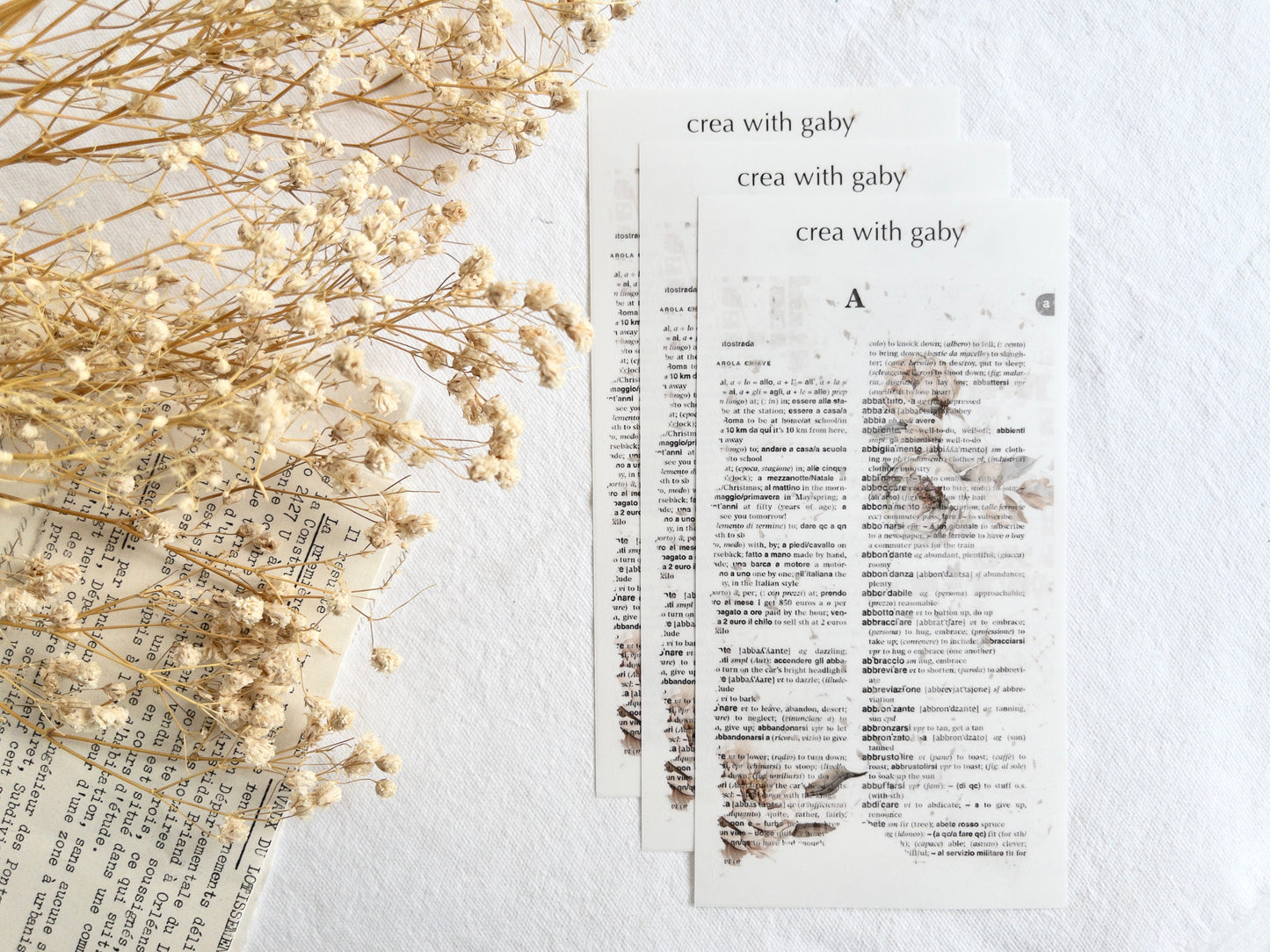 Full page, torn paper sticker: Amantea collection (133)