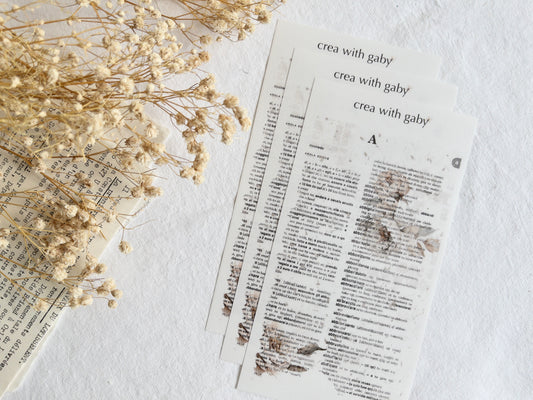 Full page, torn paper sticker: Amantea collection (133)