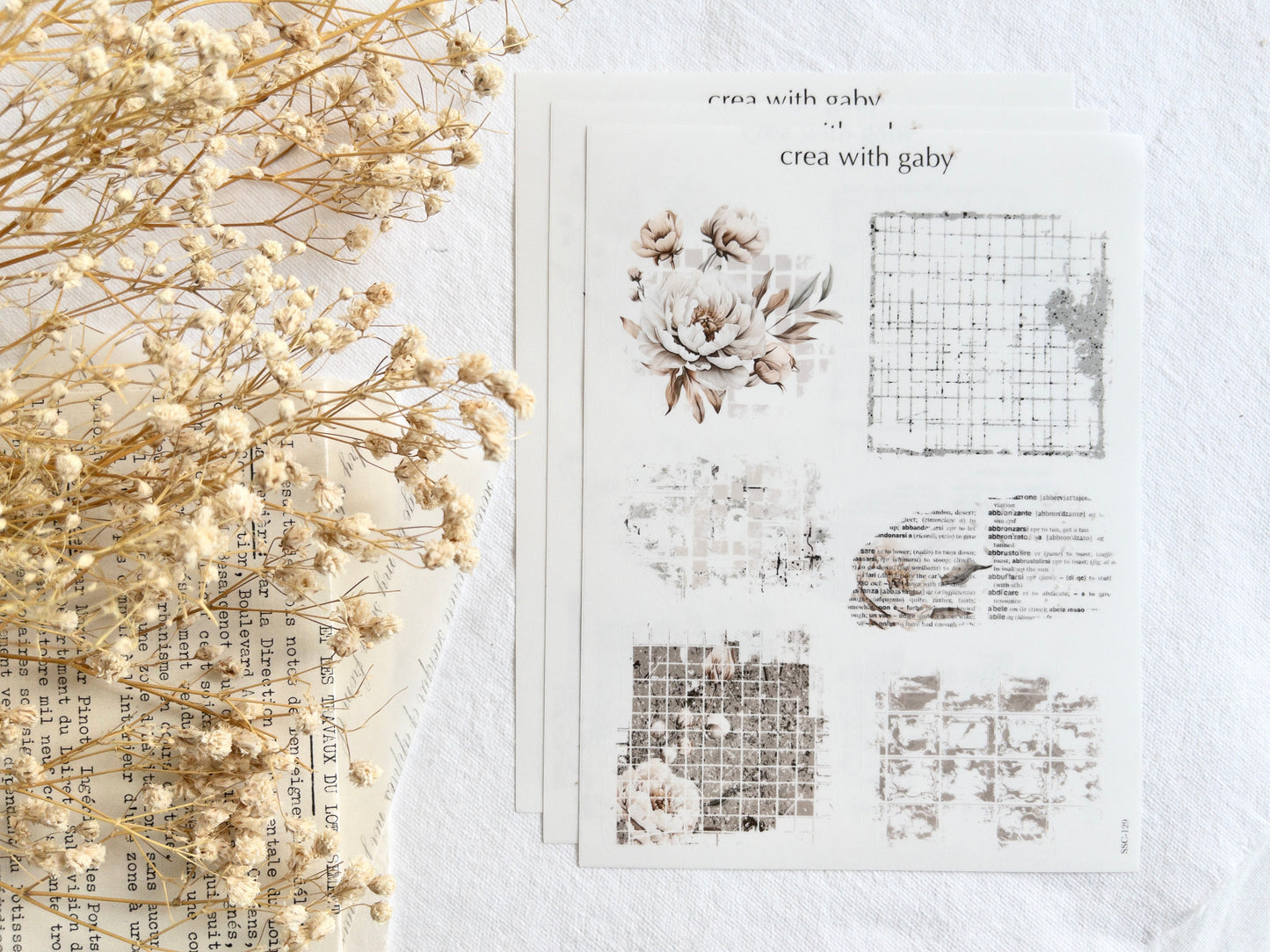 Layering stickers: Amantea collection (129)