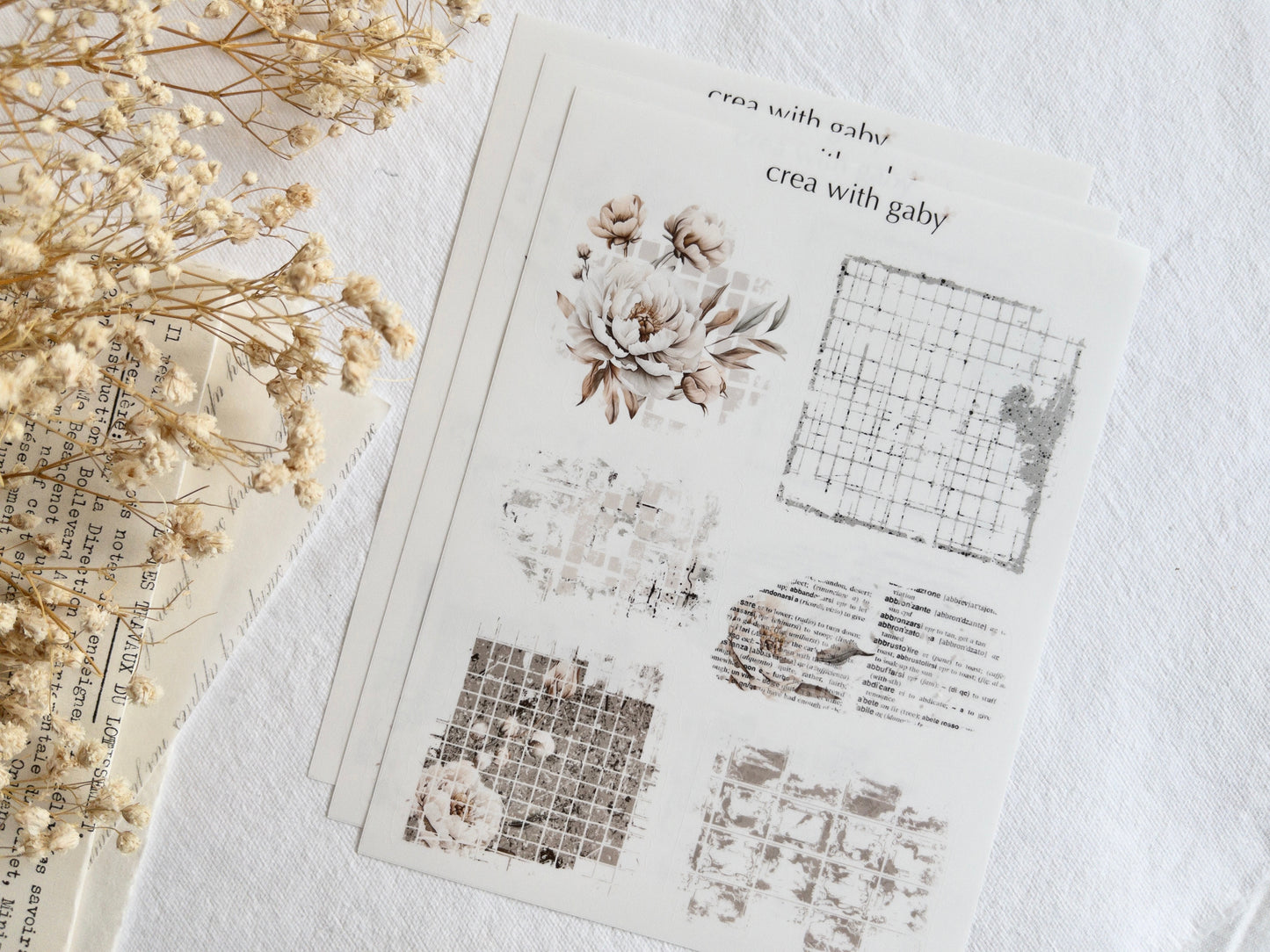 Layering stickers: Amantea collection (129)
