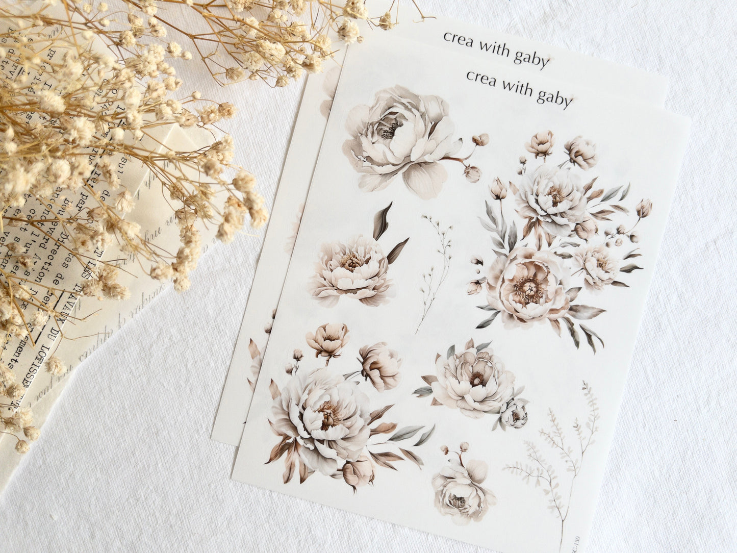Floral stickers: Amantea collection (130)