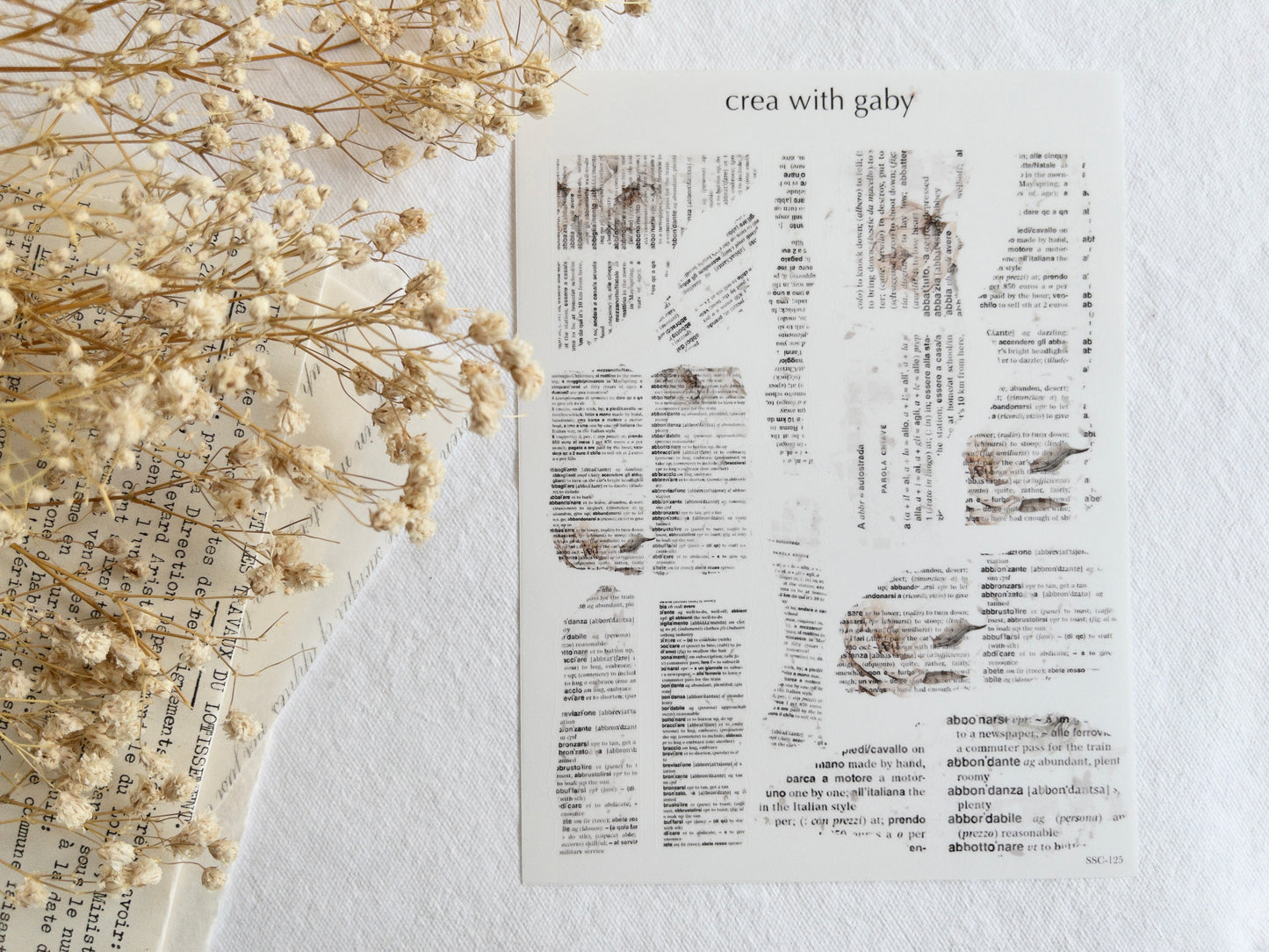 Torn paper stickers: Amantea collection (125)