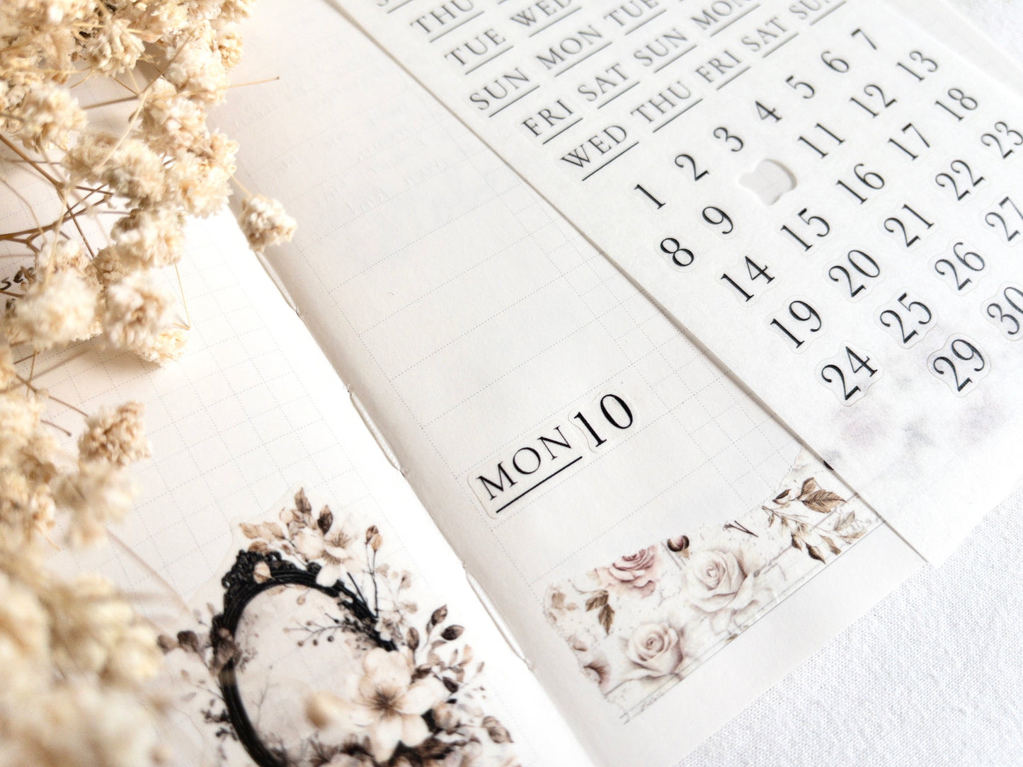 Date stickers: Functional stickers