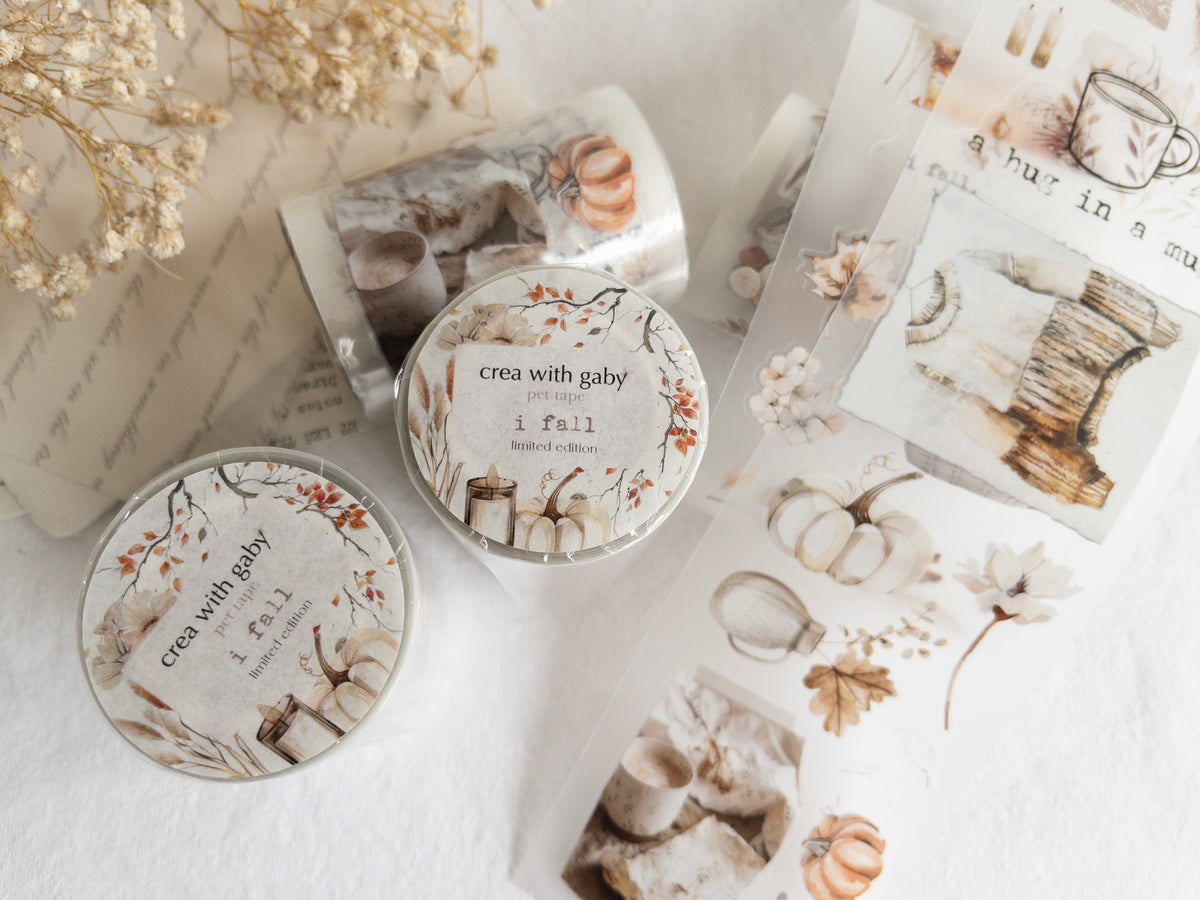 Pre-cut PET tape: i fall (Autumn collection, limited edition)