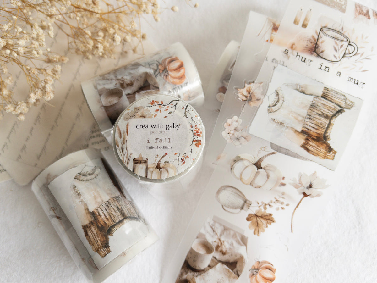 Pre-cut PET tape: i fall (Autumn collection, limited edition)
