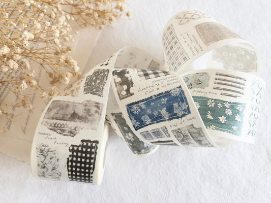 Pion Die-Cut Washi Tape - Cloth (Single loop)
