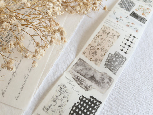 Pion Die-Cut Washi Tape - Cloth (Single loop)