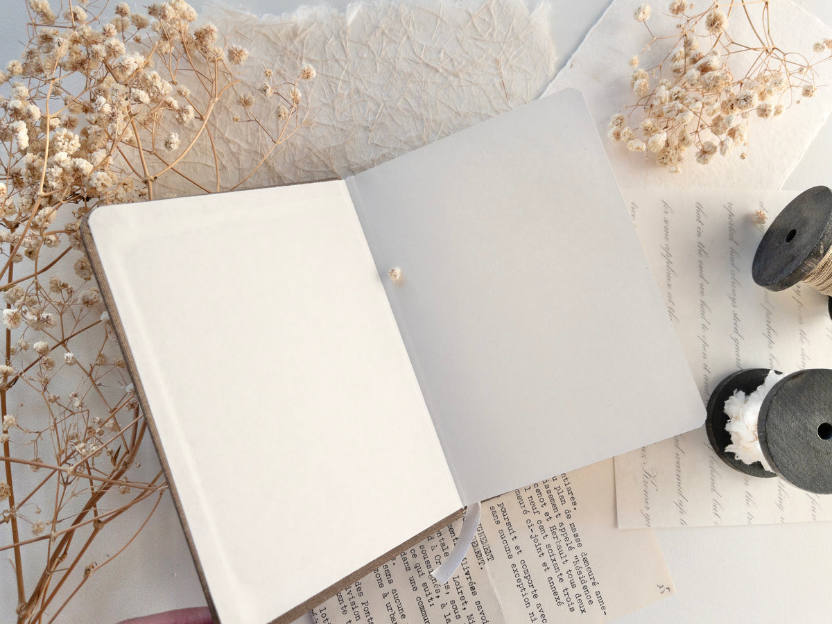 A6 blank notebook