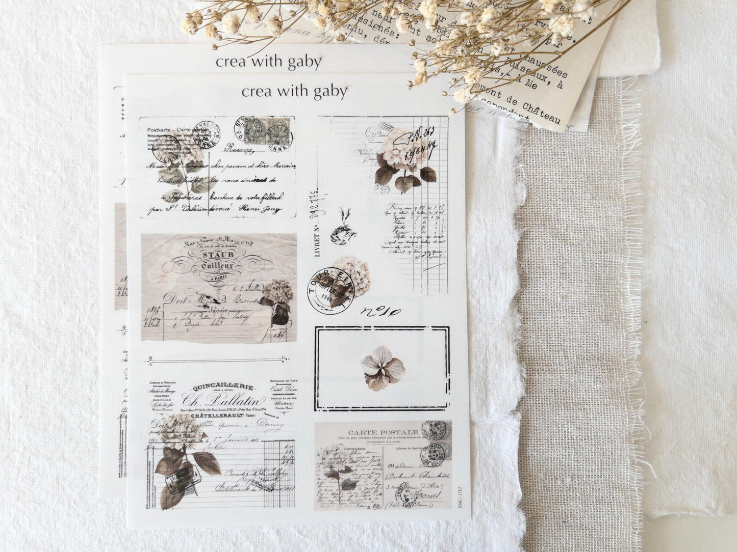 Vintage layering stickers: Memories vol 2 (192)