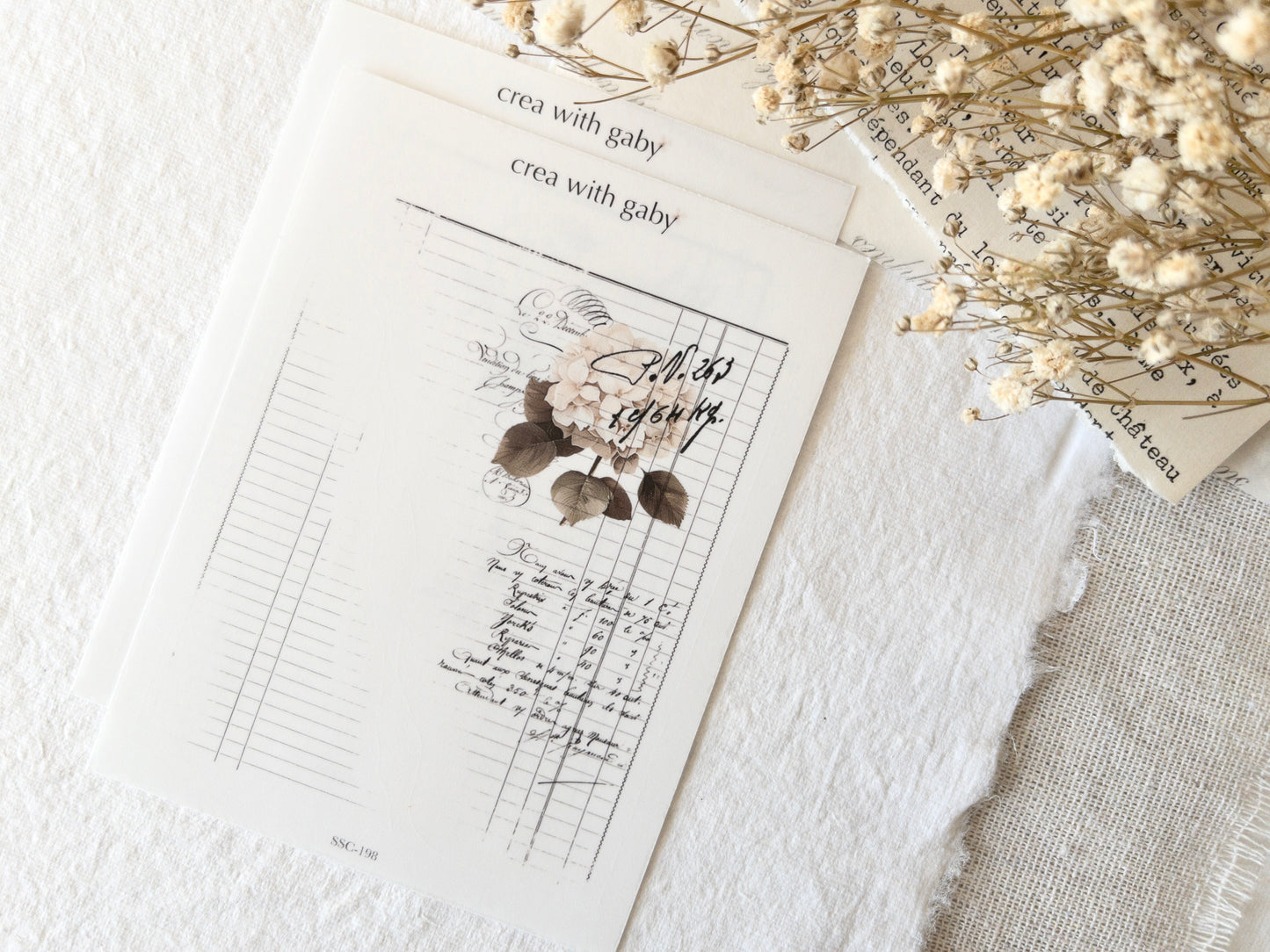 Vintage layering stickers: Memories vol 2 (198)