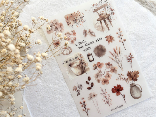 Transfer stickers: Autumn deco