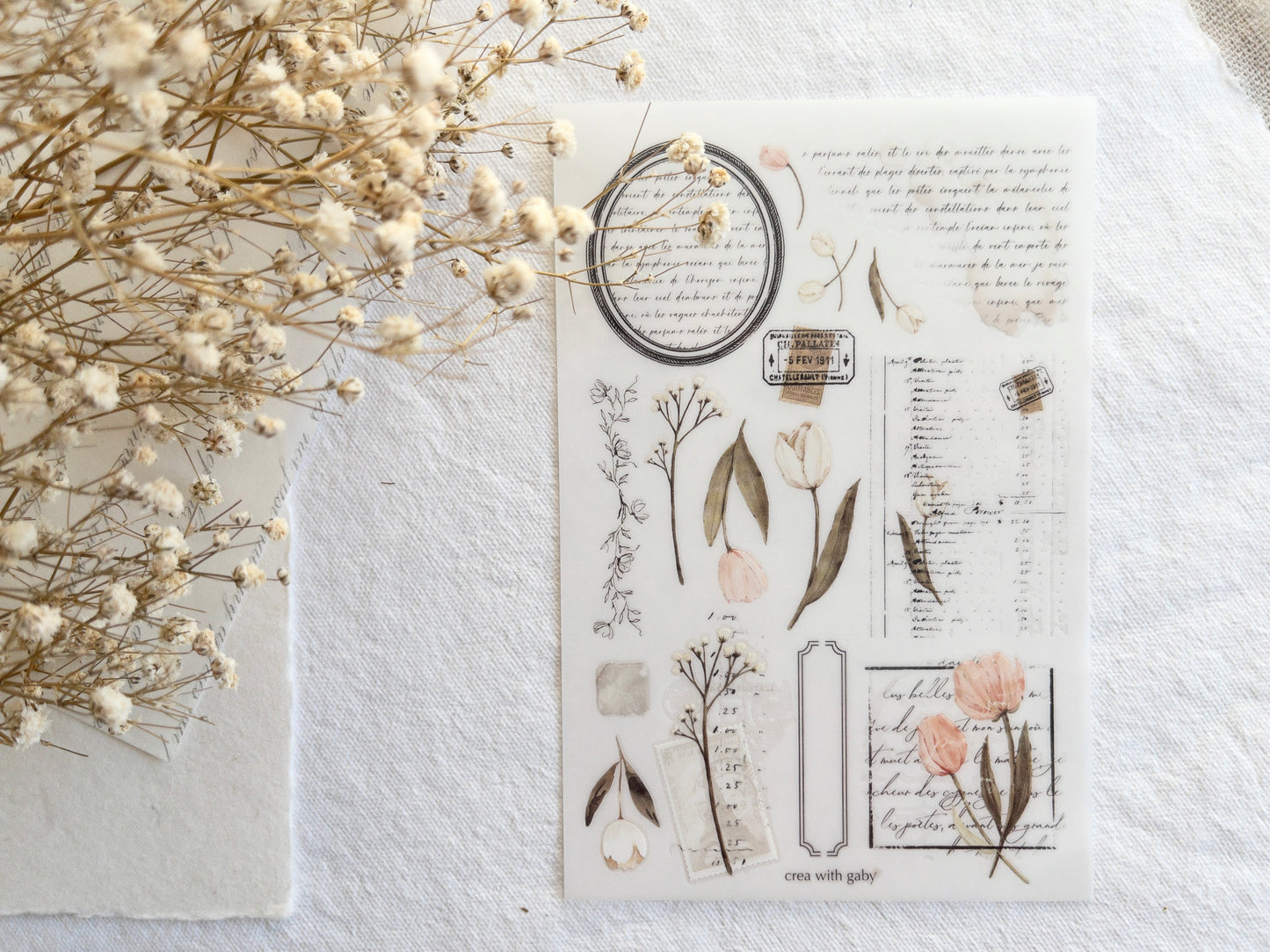 Transfer stickers: Layering elements (Magic collection)