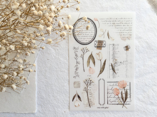 Transfer stickers: Layering elements (Magic collection)