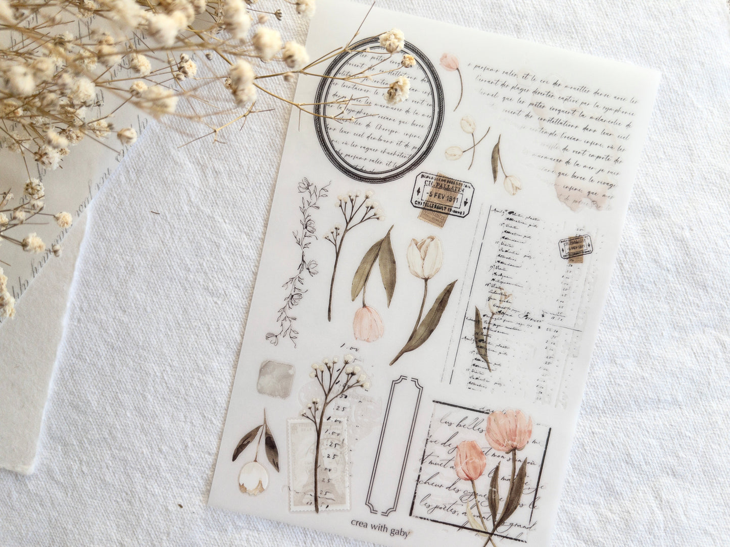 Transfer stickers: Layering elements (Magic collection)