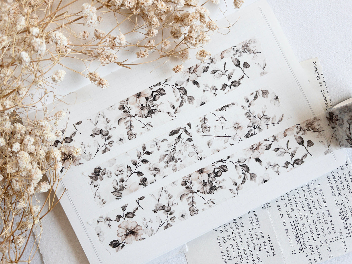 Floral washi tape: Homebody collection (30mm)