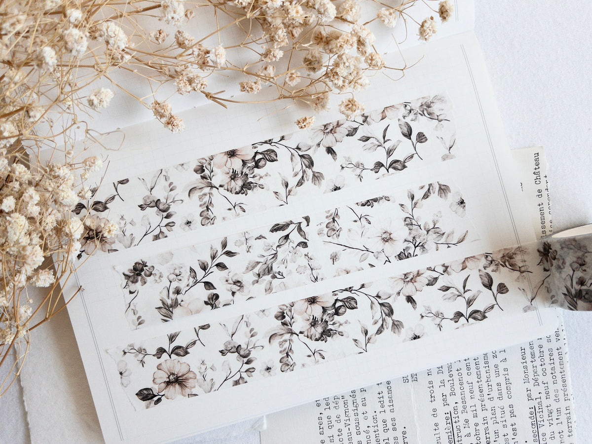 Floral washi tape: Homebody collection (30mm)