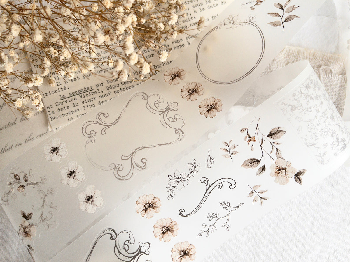 Pre-cut PET tape: Frames (Homebody collection)