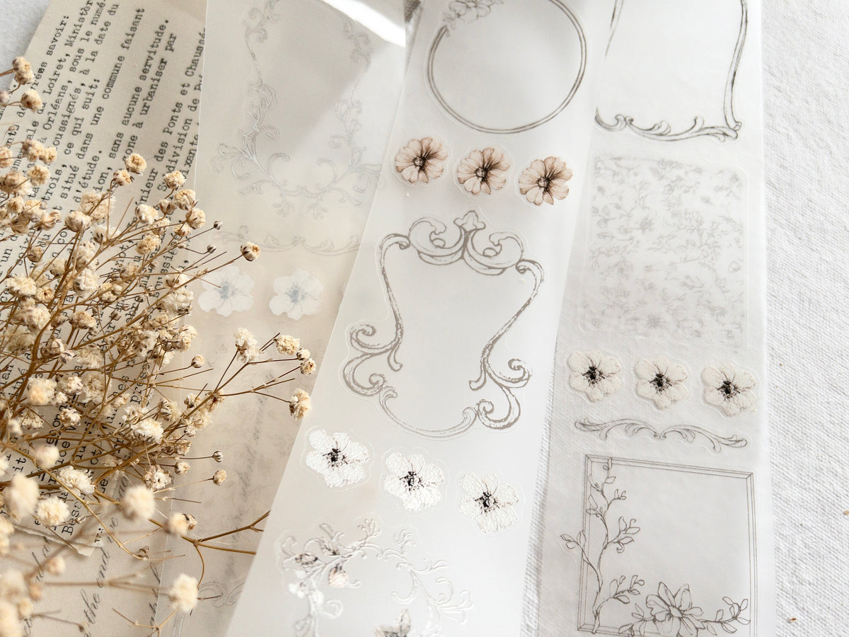 Pre-cut PET tape: Frames (Homebody collection)