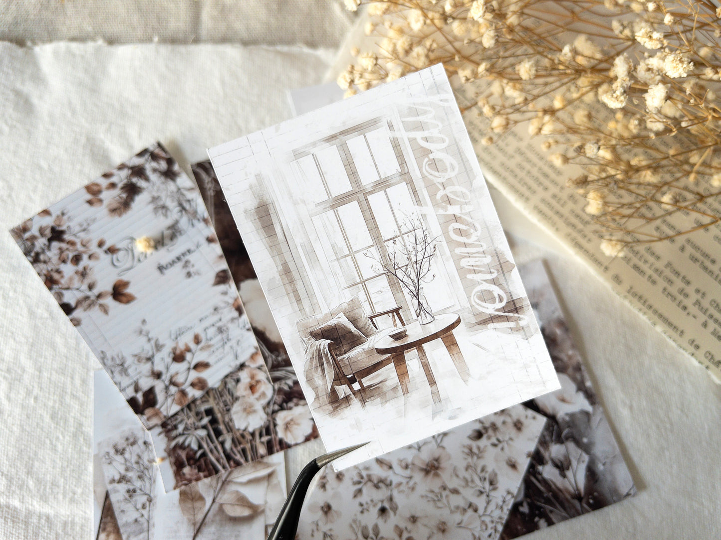 Journaling cards: Homebody collection