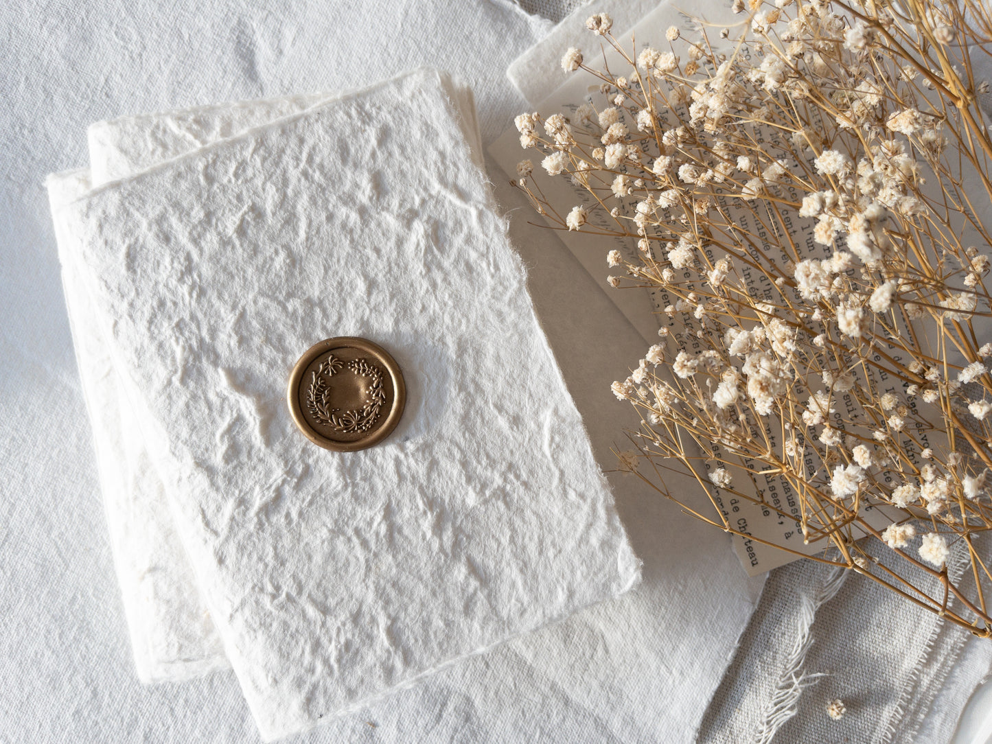 A6 handmade journal (White paper)