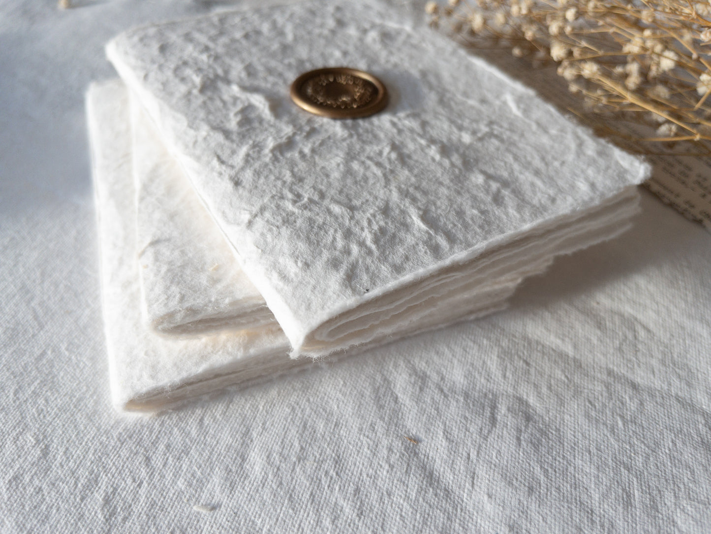 A6 handmade journal (White paper)