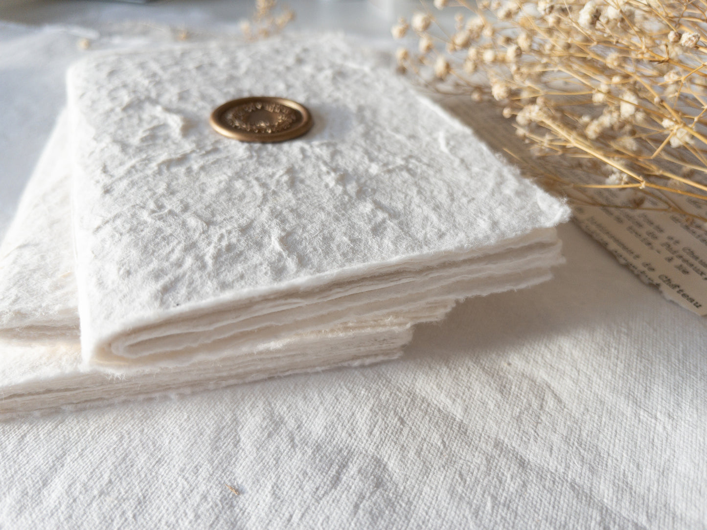 A6 handmade journal (White paper)