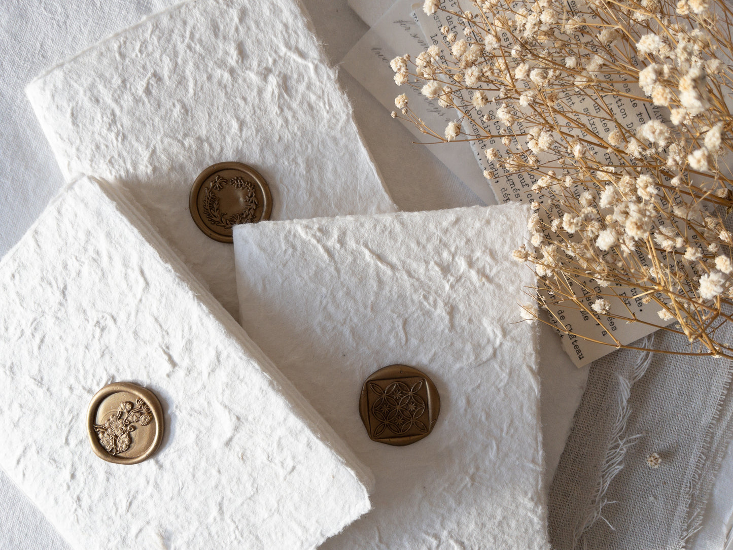 A6 handmade journal (White paper)