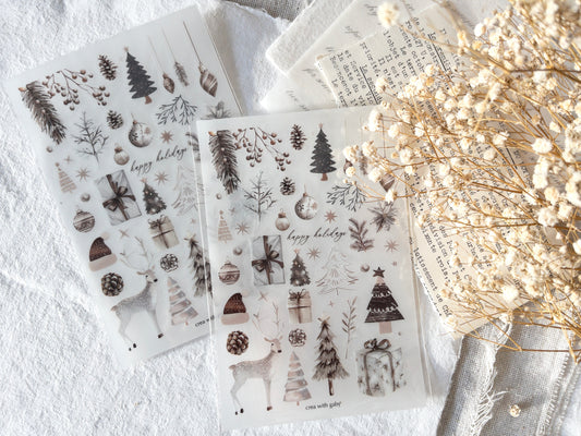 Transfer stickers: Christmas selection