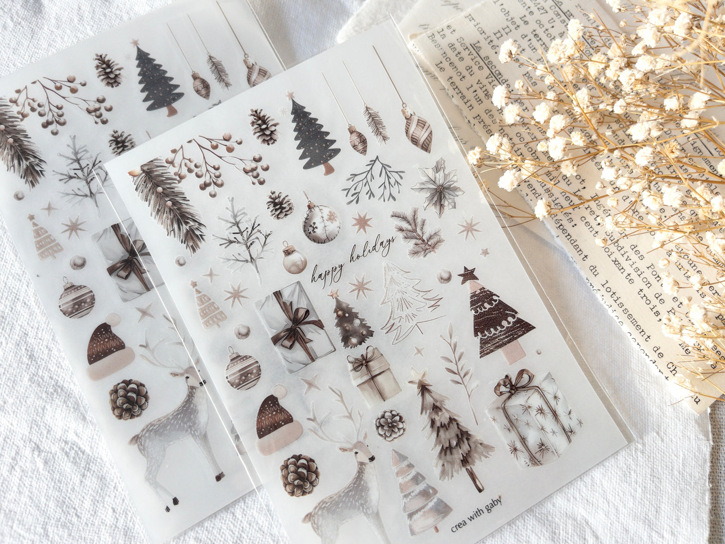 Transfer stickers: Christmas selection