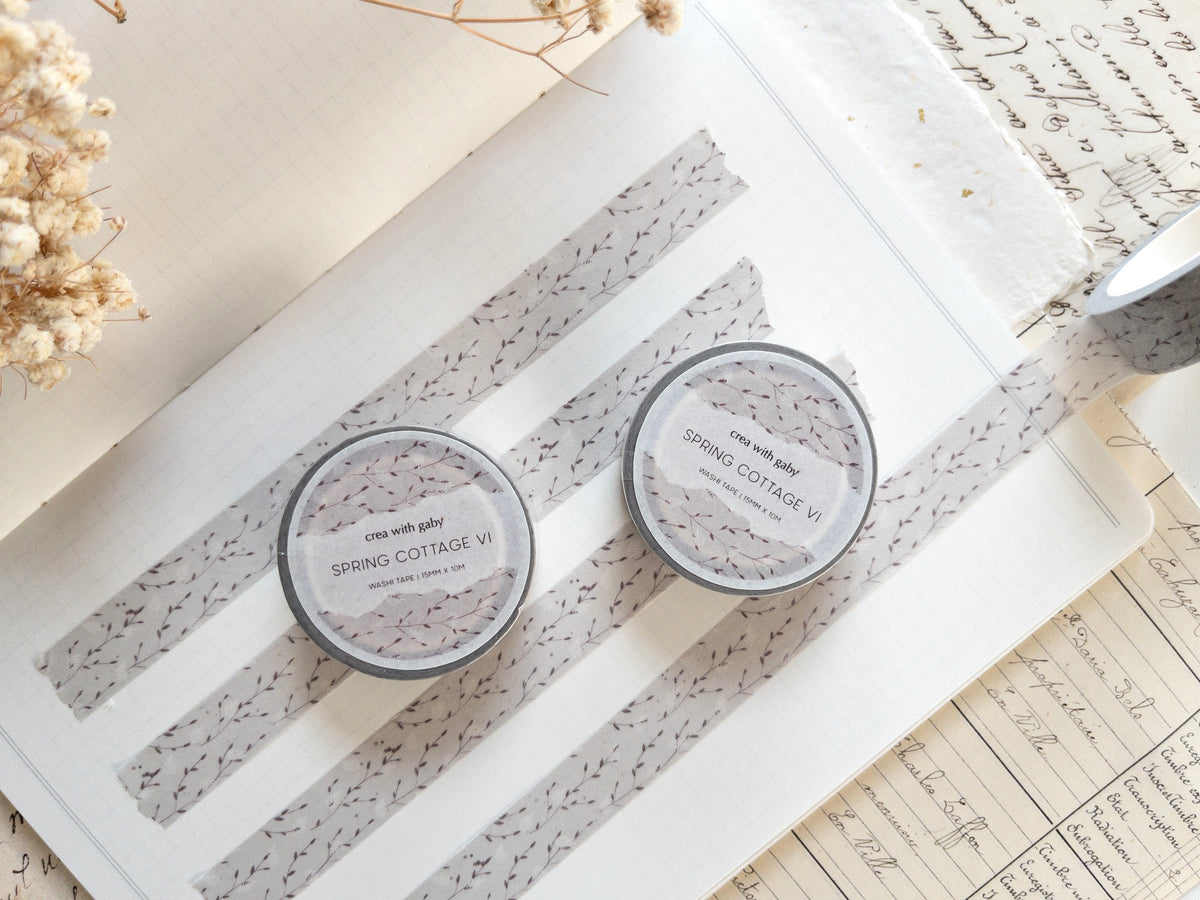 Washi tape: Spring cottage VI