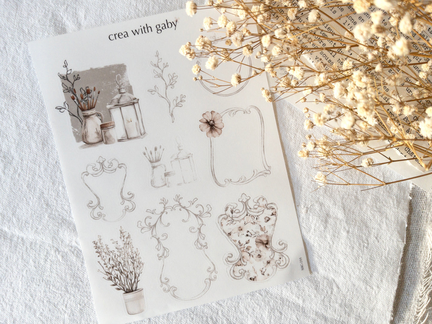 Deco sticker kit: Homebody collection