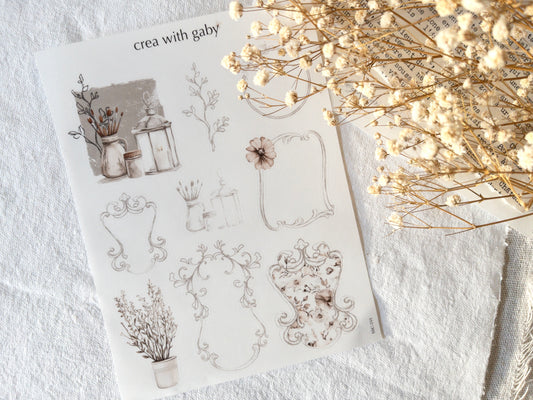 Deco stickers: Homebody collection (244)