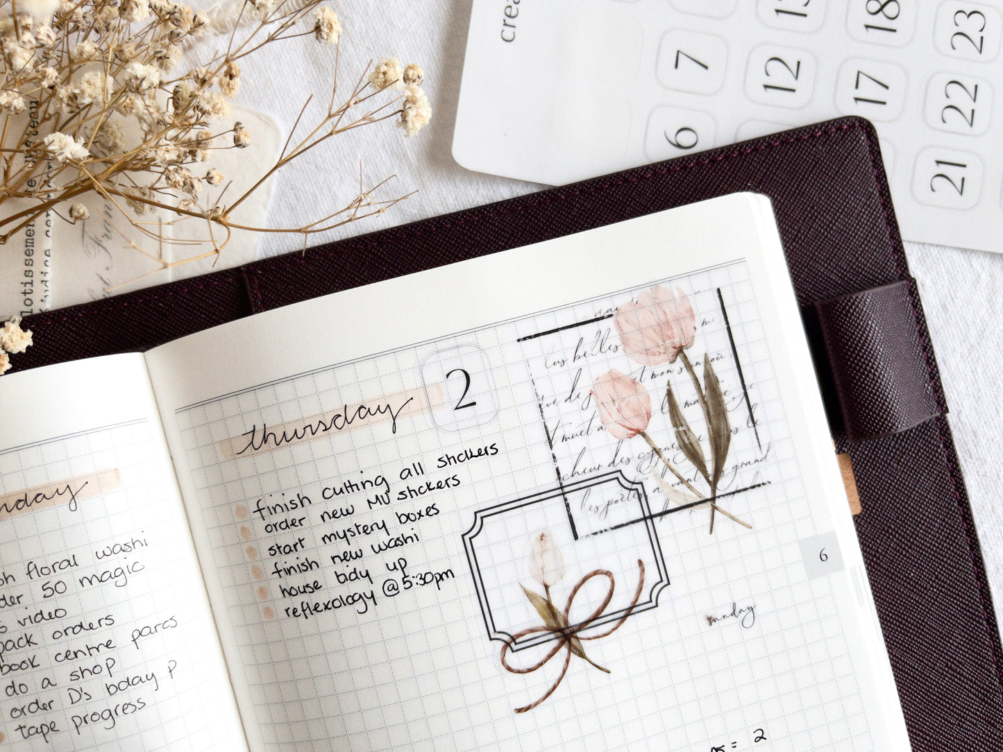 Planner stickers: 31 days