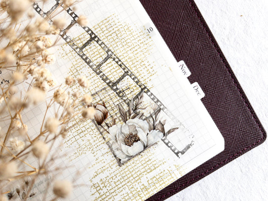 Planner stickers: Monthly tabs