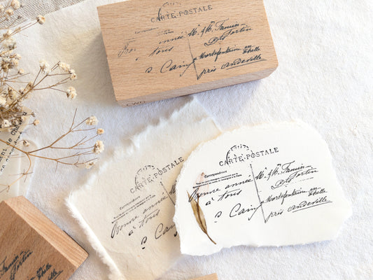 Rubber stamp: Carte Postale