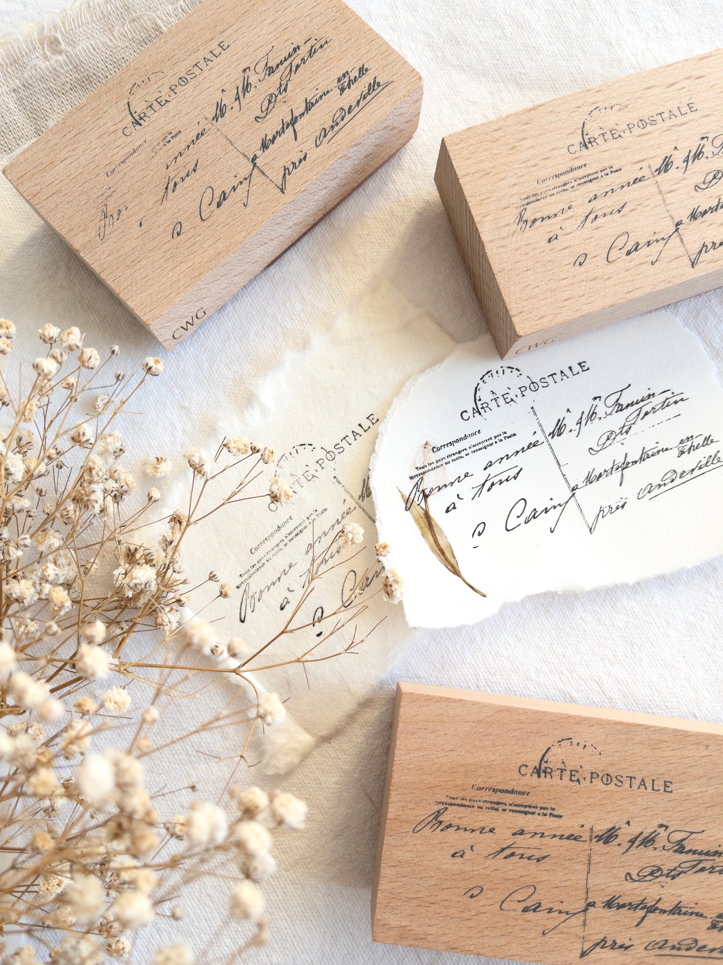 Rubber stamp: Carte Postale