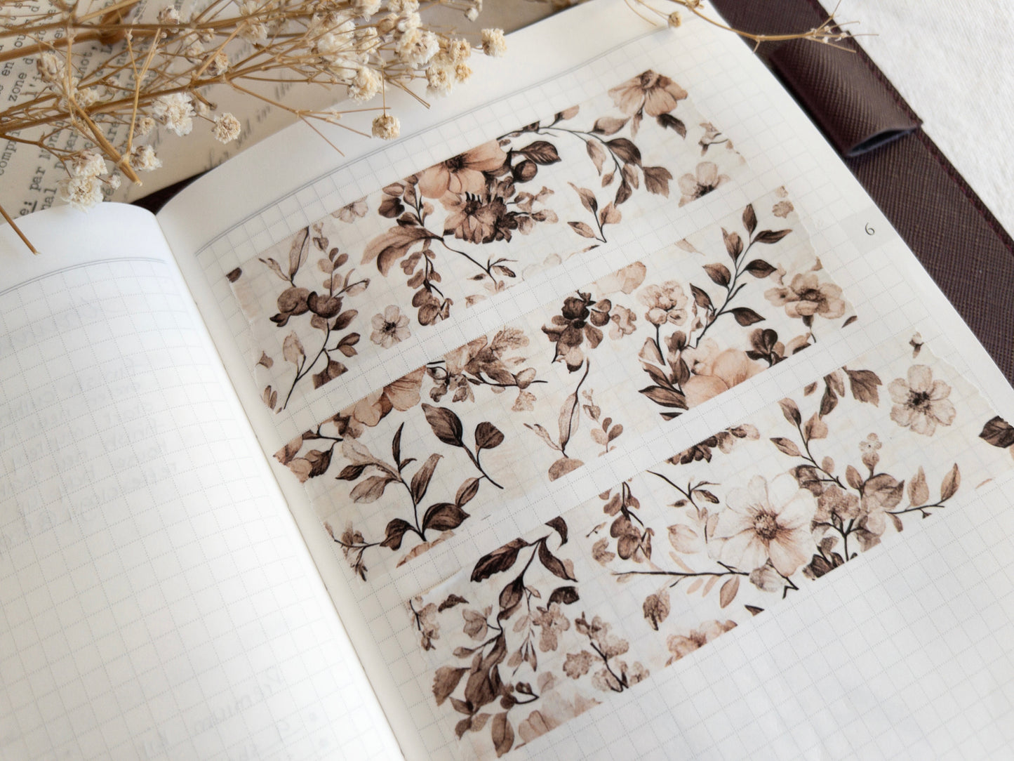 Floral washi tape: Homebody collection (30mm)