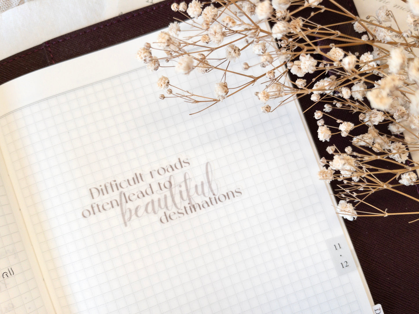 Quote sticker: Beautiful destinations