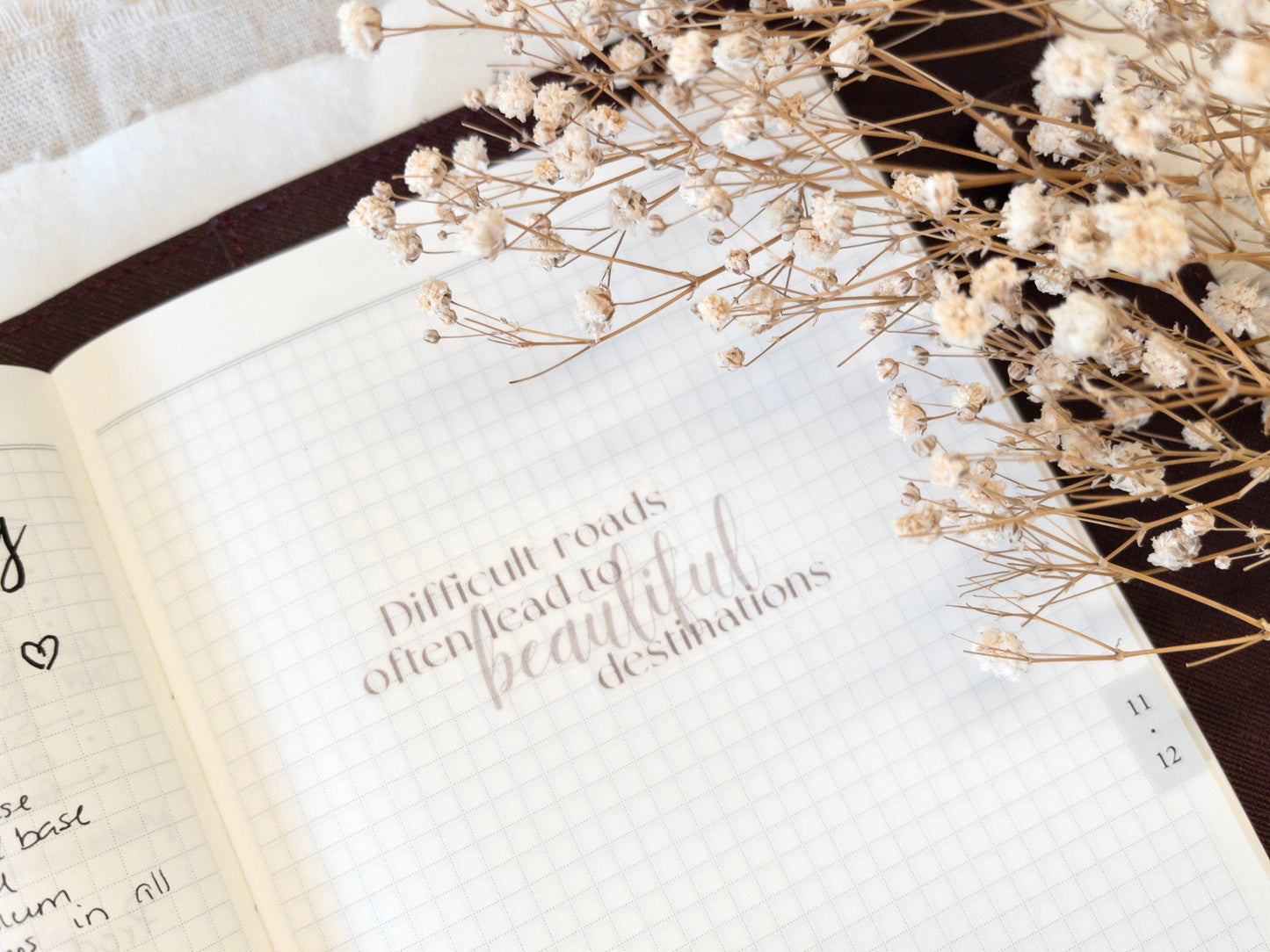Quote sticker: Beautiful destinations