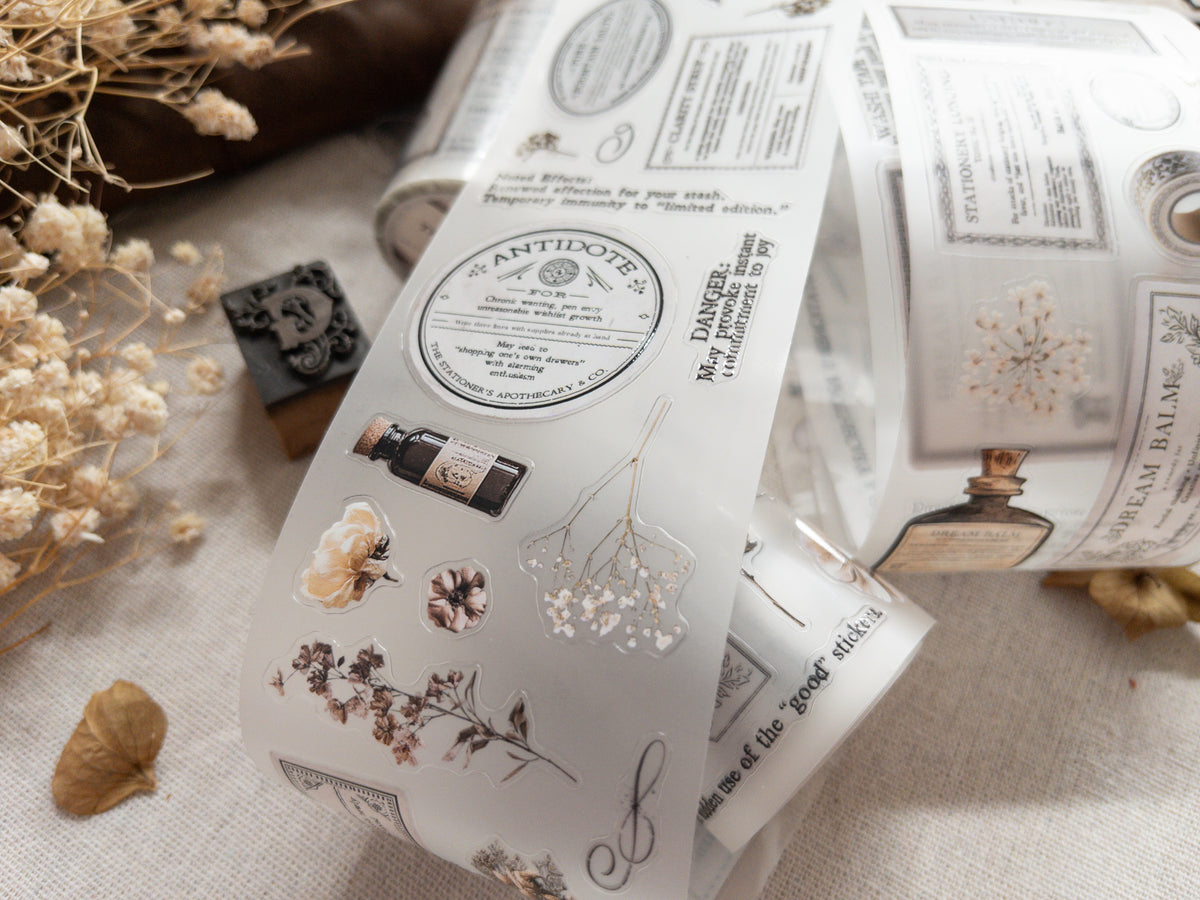 Pre-cut PET tape: The Stationer's Apothecary