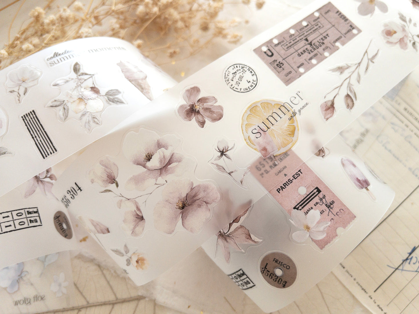 Pre-cut PET tape: Summer escapade (August 2026 sub kit)