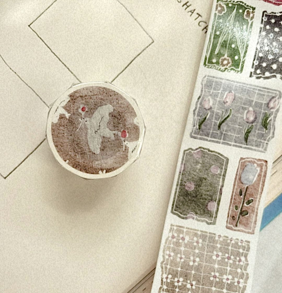 Pion - "Candy Paper" Washi Die Cut Tape (Single loop)