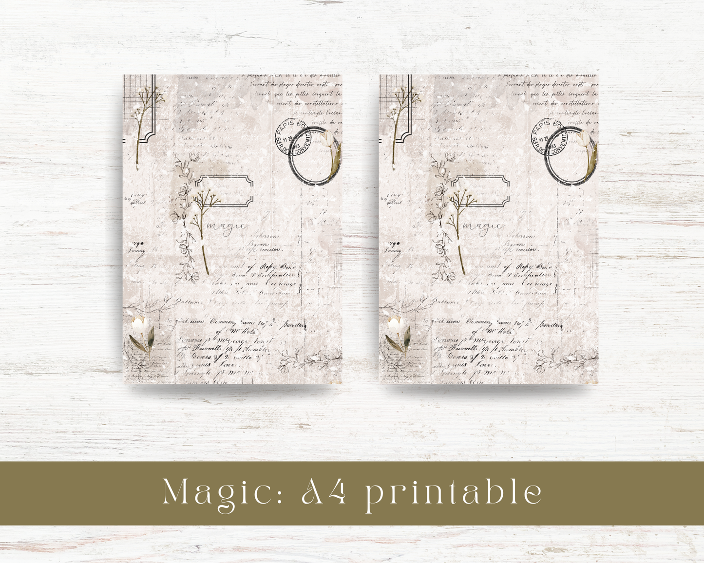 A4 printable: Magic collection